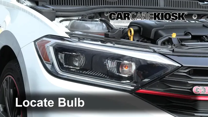 2019 Volkswagen Jetta GLI 35th Anniversary Edition 2.0L 4 Cyl. Turbo Lights Headlight (replace bulb)